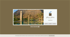 Desktop Screenshot of hotelplayacalera.com