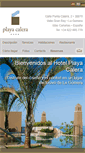 Mobile Screenshot of hotelplayacalera.com
